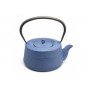 Théière bleue en fonte