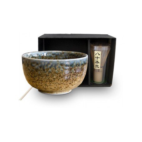 Set 3 pièces à matcha brun