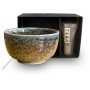 Set 3 pièces à matcha brun