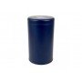 Boîte à thé métal bleue