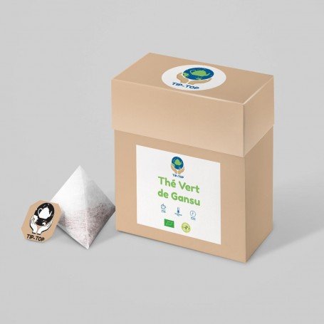 Thé Vert de Gansu Bio 12 sachets